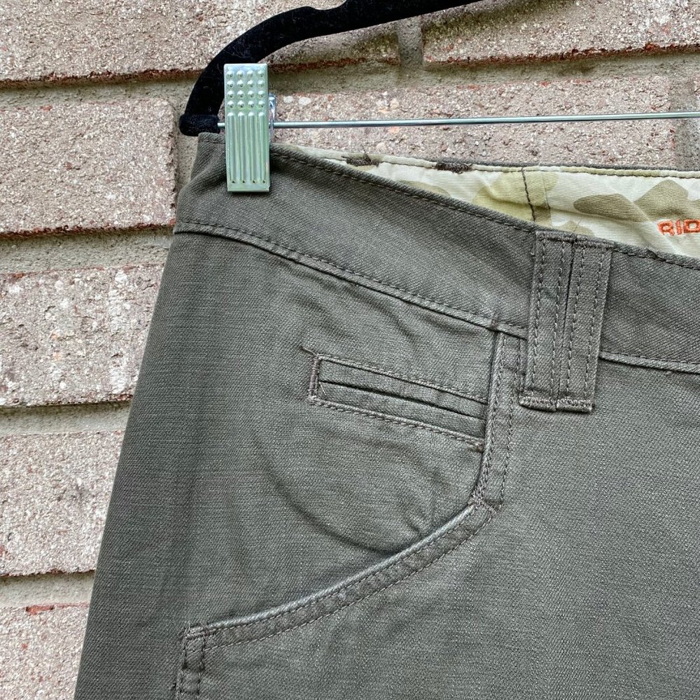 New RIDERS Copper Tie Leg Cotton Capri Pants - Picture 5 of 10